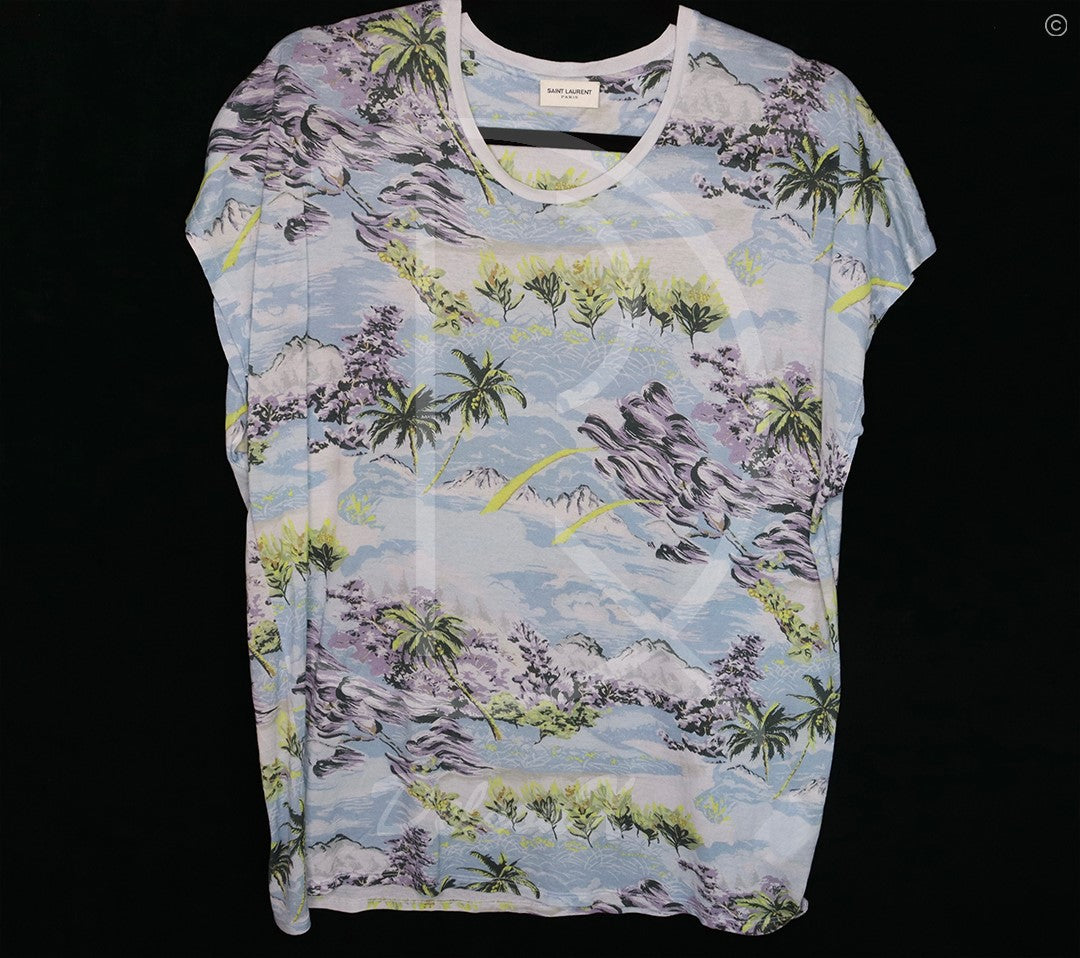 Saint Laurent T-shirt ‘Hawaii’ (M)
