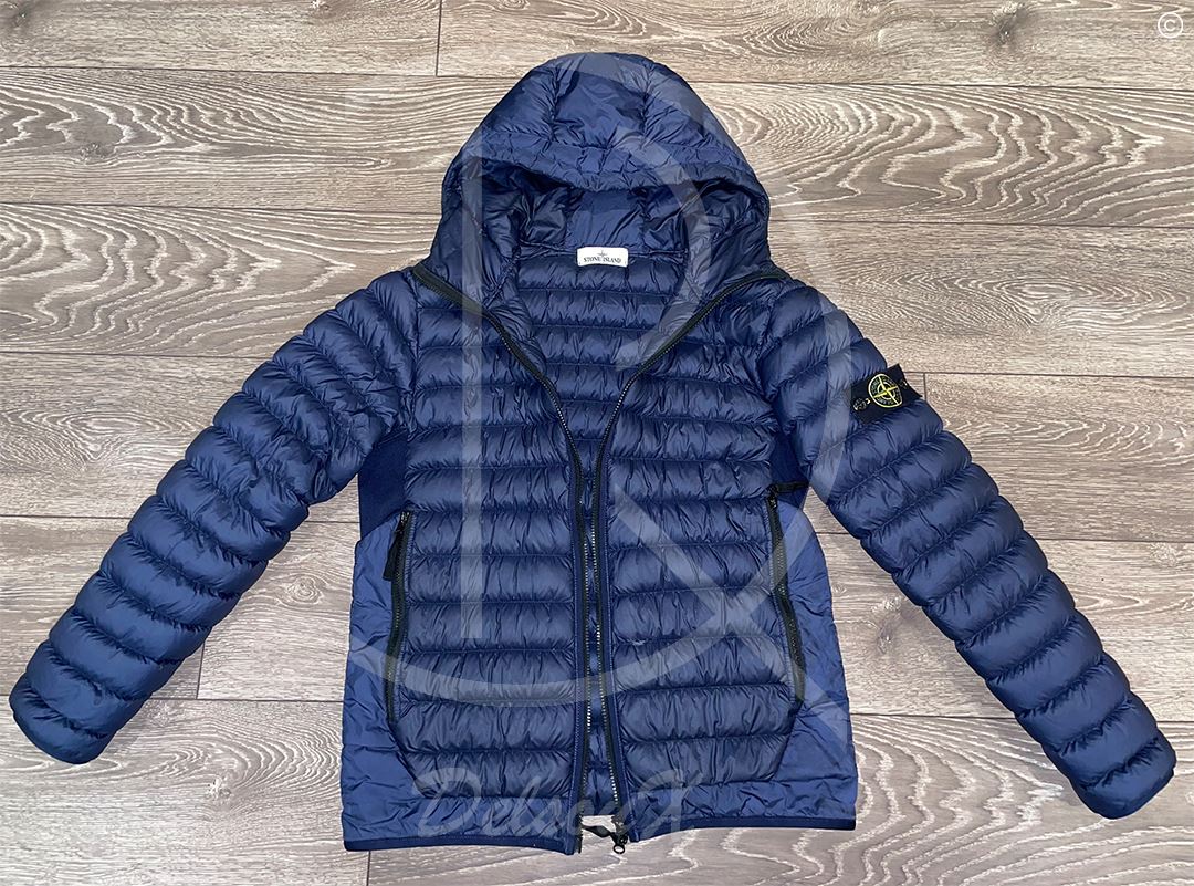 Stone Island 'Garment Dyed Micro Yarn Down' Navy Jacket (L) ⚡️