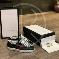 Gucci Ace ’GG Signature’ Black Calf Leather (42.5)🤭
