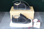 Christian Louboutin ’Black Suede’ Junior Spikes (40) 🕷