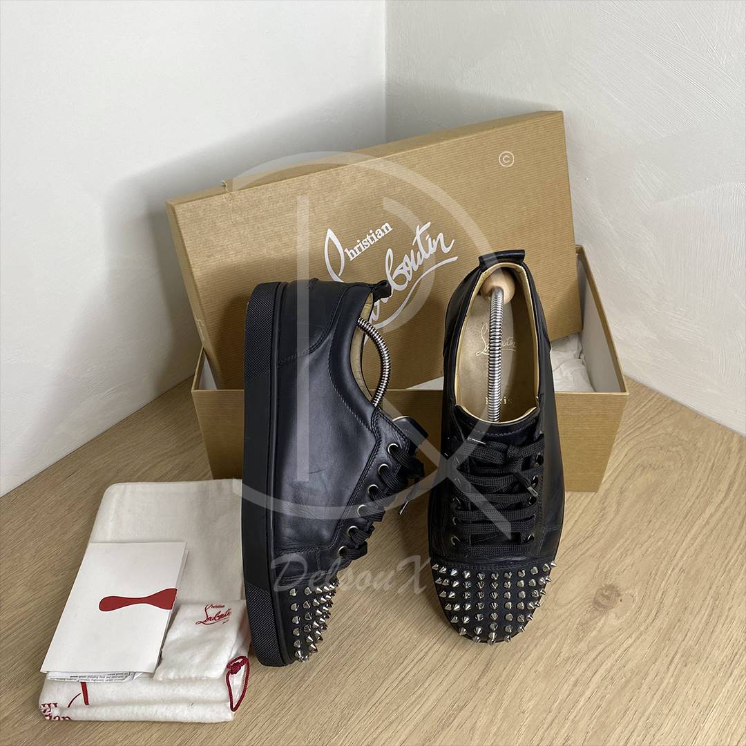 Christian Louboutin 'Gun Metal' Junior Spikes (42.5) ⛓