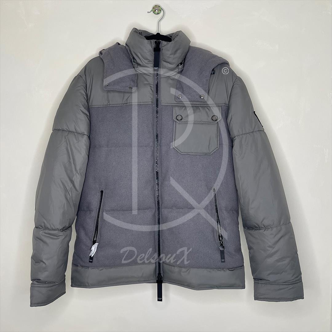 Guess Hooded Puffa Grey Jackets ☃️