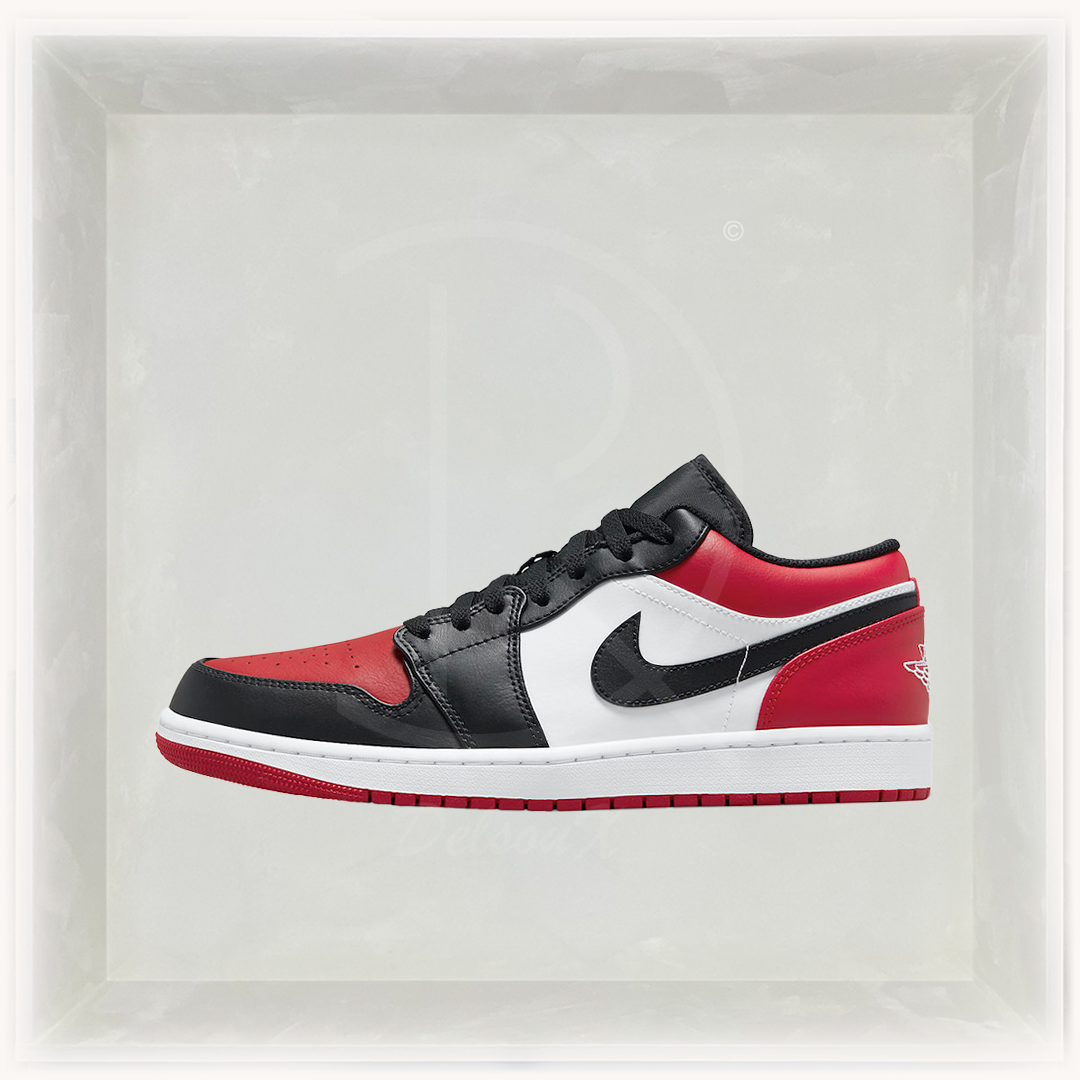 Nike Sneakers, Jordan 1 Low 'Bred Toe' 🏃🏽‍♂️