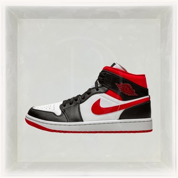 Nike Sneakers, Jordan 1 Mid 'Gym Red Black White' ⛩