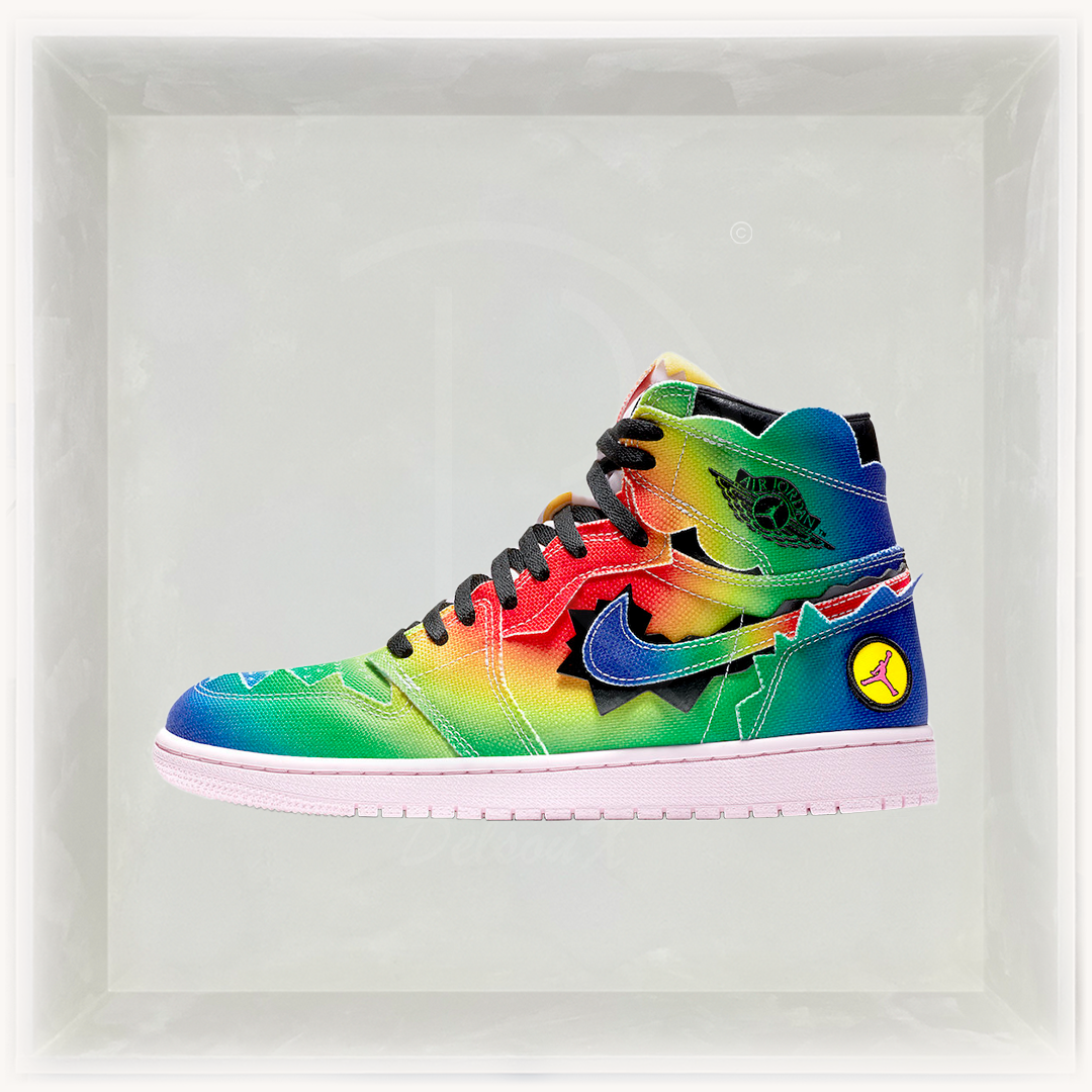 Nike Sneakers, Air Jordan 1 Retro High ‘J. Balvin’  🌈