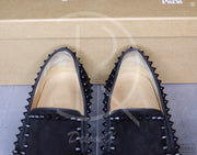 Christian Louboutin 'Black Suede' Pik Boat (43) 🤪