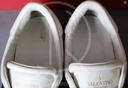 Valentino Sneakers, 'Black Stripe' Open Slip-ons (40) 🤴🏽