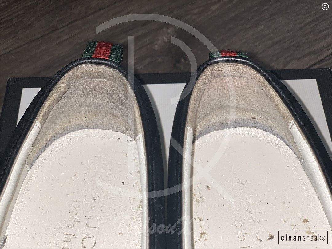 Gucci Black 'Signature' Slip-On (43) 🐿