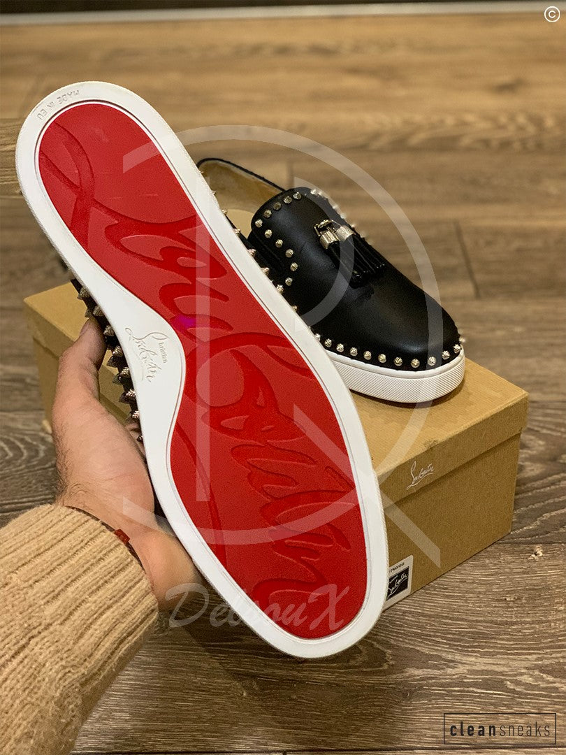 Christian Louboutin 'Rivapik Calf' Pik Boats (44.5) 🥶