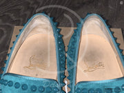 Christian Louboutin 'Green Suede' Pik Boat (42) 🩸