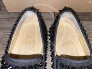 Christian Louboutin ’Black Suede' Pik Boat (40) 🩸