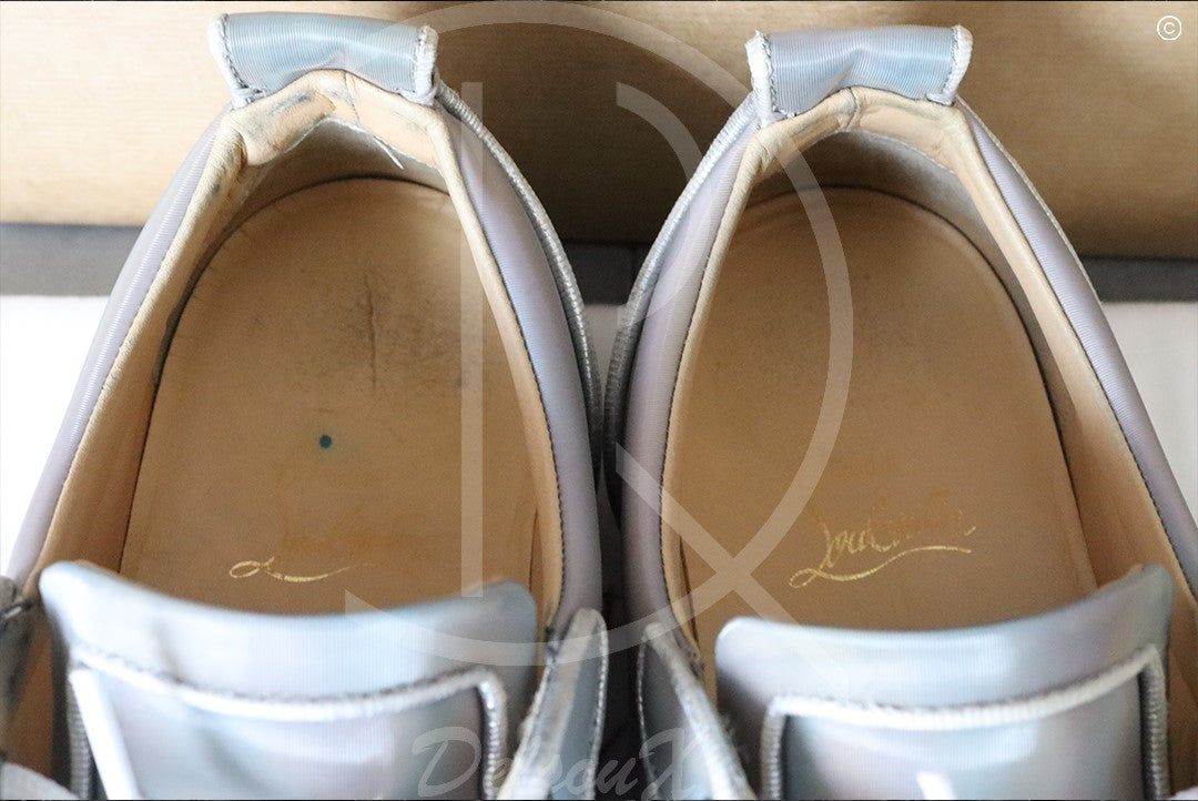 Christian Louboutin 'Multi Silver' Junior Spikes (41) 🪙
