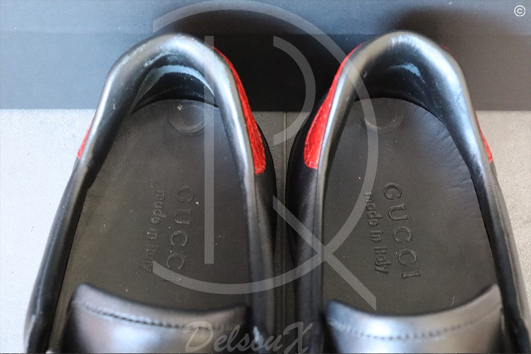 Gucci Ace ’Black Leather’ (41.5) 🐈‍⬛