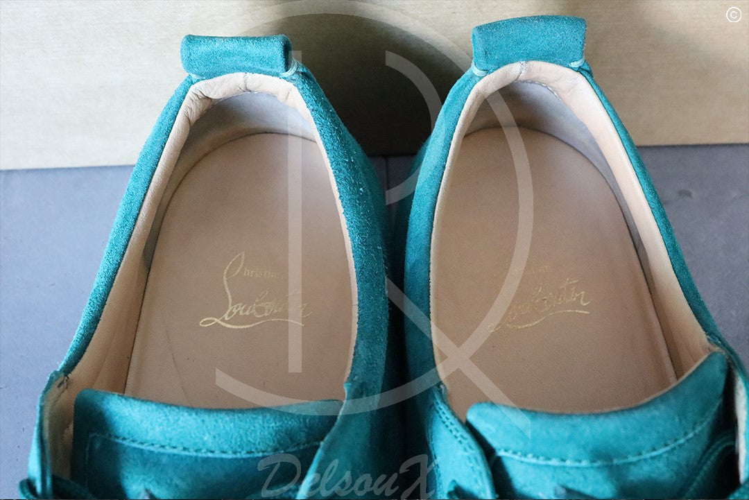 Christian Louboutin ’Green Mat’ Junior Spikes (43.5) 🍀