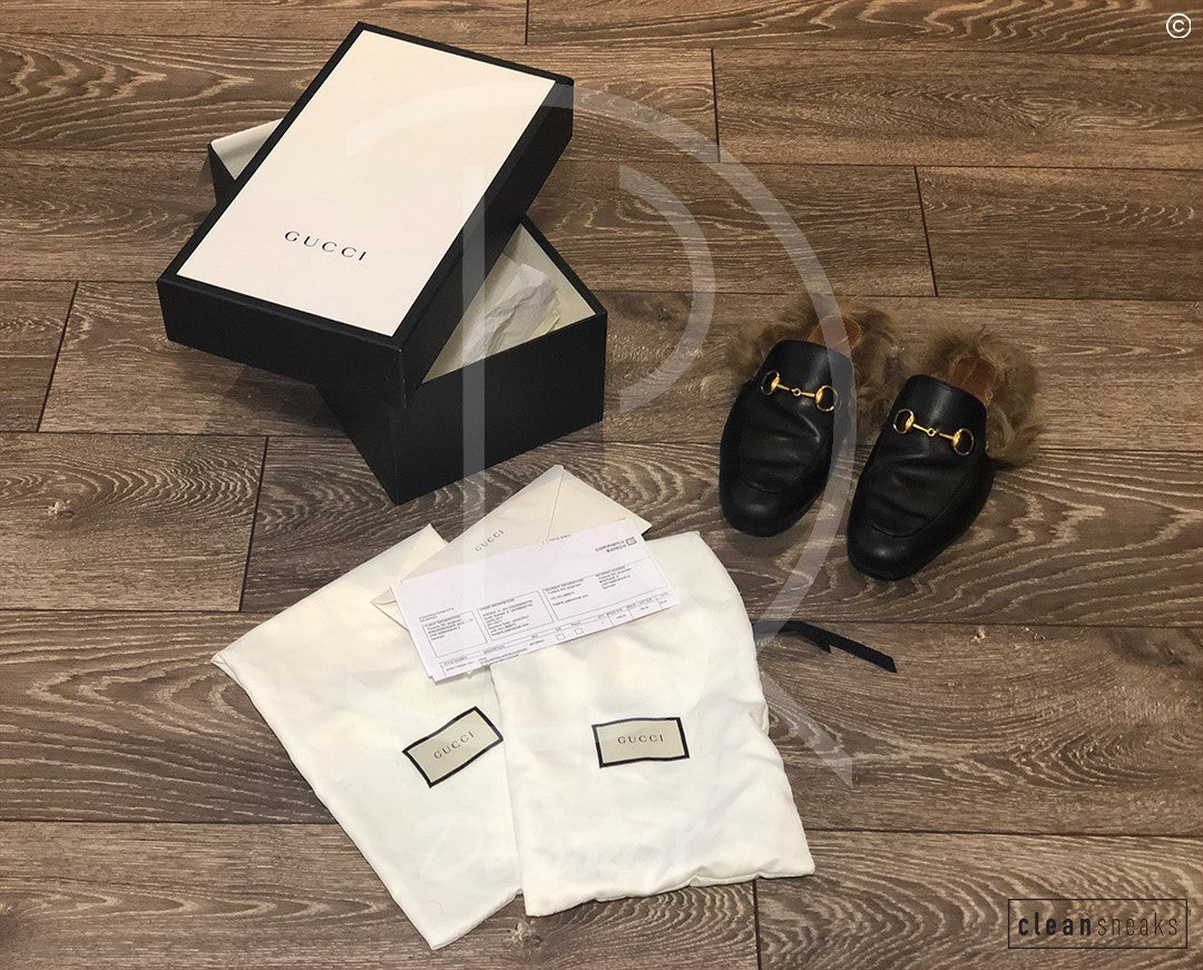 Gucci "Princetown" Fur Loafers (G7 / EU 41) 👟
