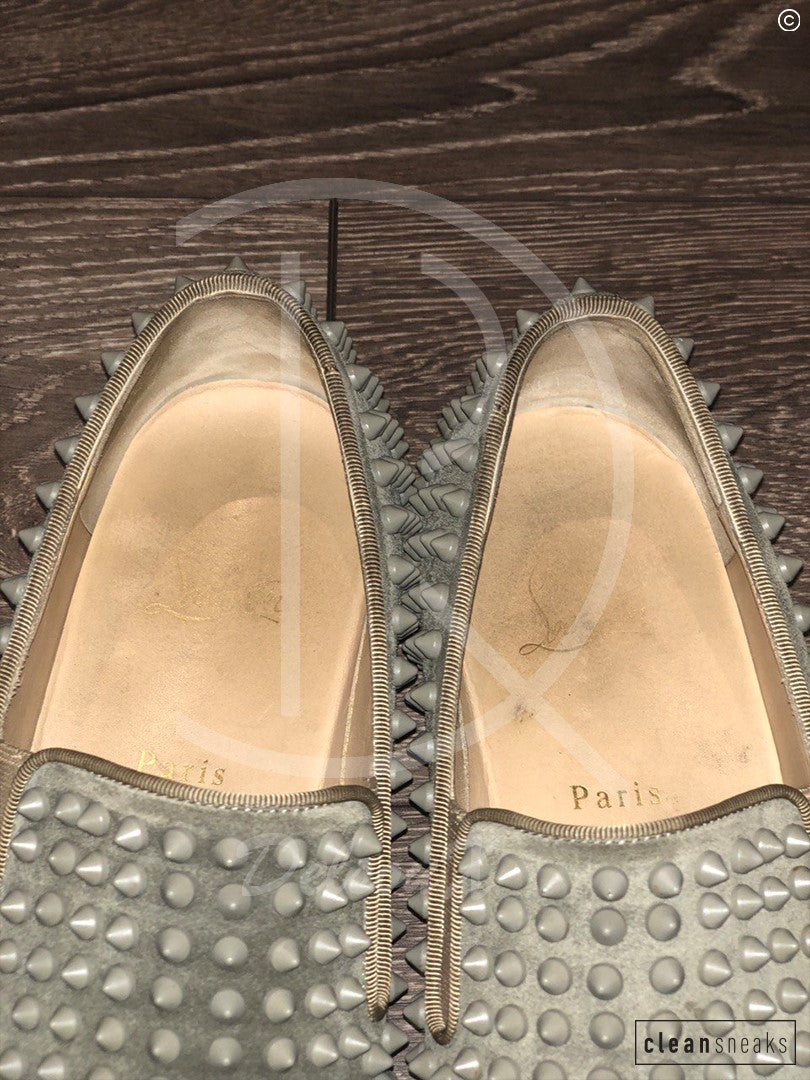 Christian Louboutin 'Poivre Vert Mat' Roller Boat (43.5) 🎢