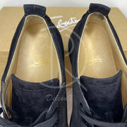 Christian Louboutin 'Black Suede' Junior Spikes (42) 🖲