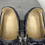 Giuseppe Zanotti Frankie 'All Black' Low Croc Zipped (41.5)