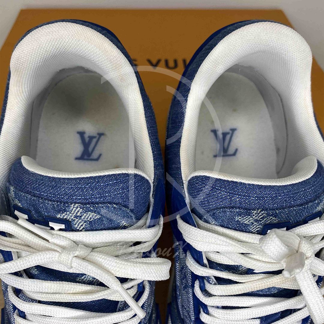 kage menneskelige ressourcer ødemark Louis Vuitton Trainer Sneaker 'Denim Monogram' (42.5) 👑 – DelsouX Universe