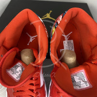 Nike Air Jordan 1 Mid 'Barcelona' Sweater Red Patent (44) 💃🏽