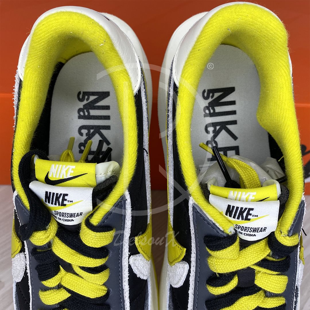 Nike Waffle LD X Sacai X Undercover 'Bright Citron' (43) 🔅