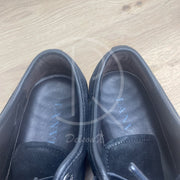 Lanvin 'Black Suede' Lak Toe (40) ♤