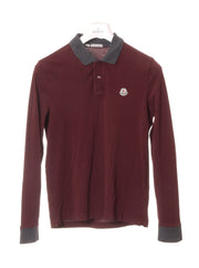 Moncler Polo, Herre 'Rød' Maglia (M)