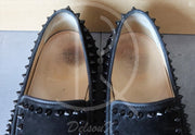 Christian Louboutin 'Black Suede' Pik Boat (41.5) ✌🏽