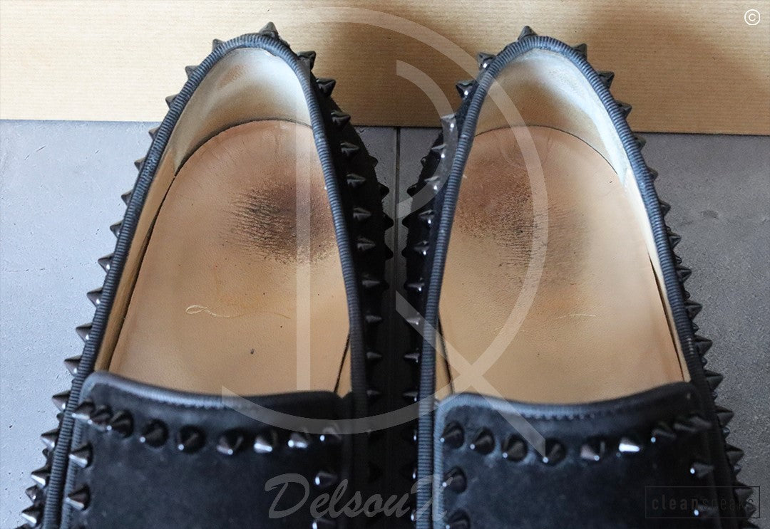 Christian Louboutin 'Black Suede' Pik Boat (41.5) ✌🏽