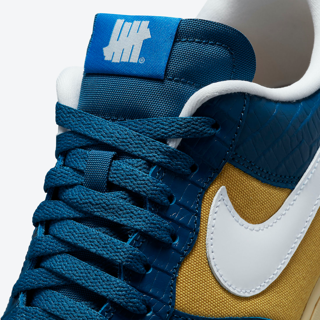 Nike Sneakers, Air Force 1 Low SP ‘Undefeated 5 On It Blue Yellow Croc’