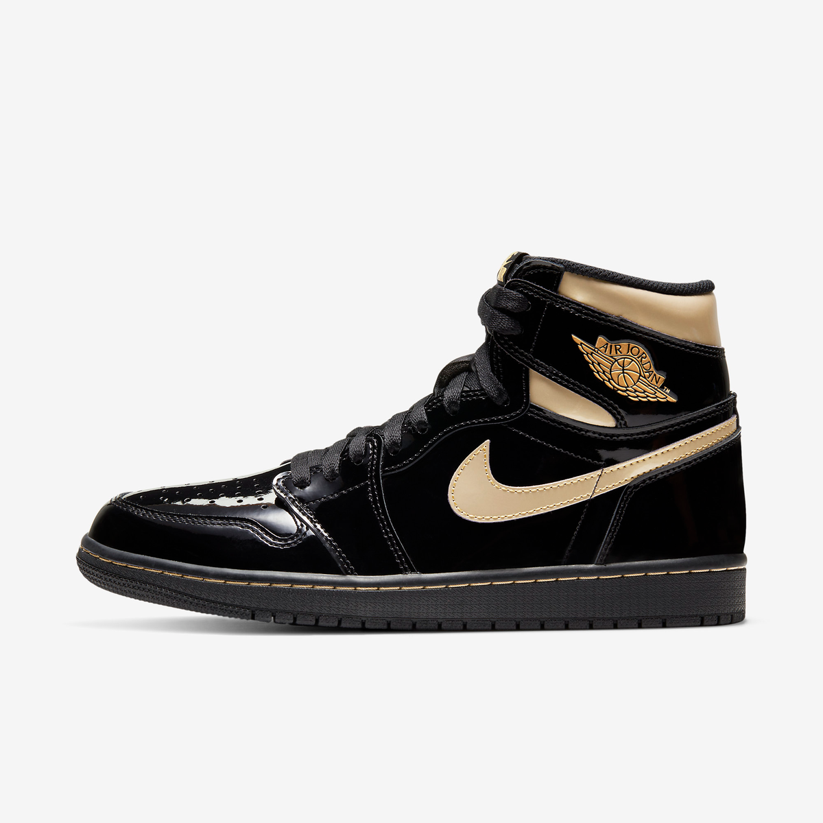 Nike Sneakers, Jordan 1 Retro High ‘Black Metallic Gold’ (2020)