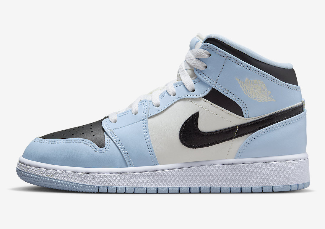 Nike Sneakers, Jordan 1 Mid ‘Ice Blue’ (GS)