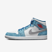 Nike Sneakers, Jordan 1 Mid ‘French Blue Fire Red’