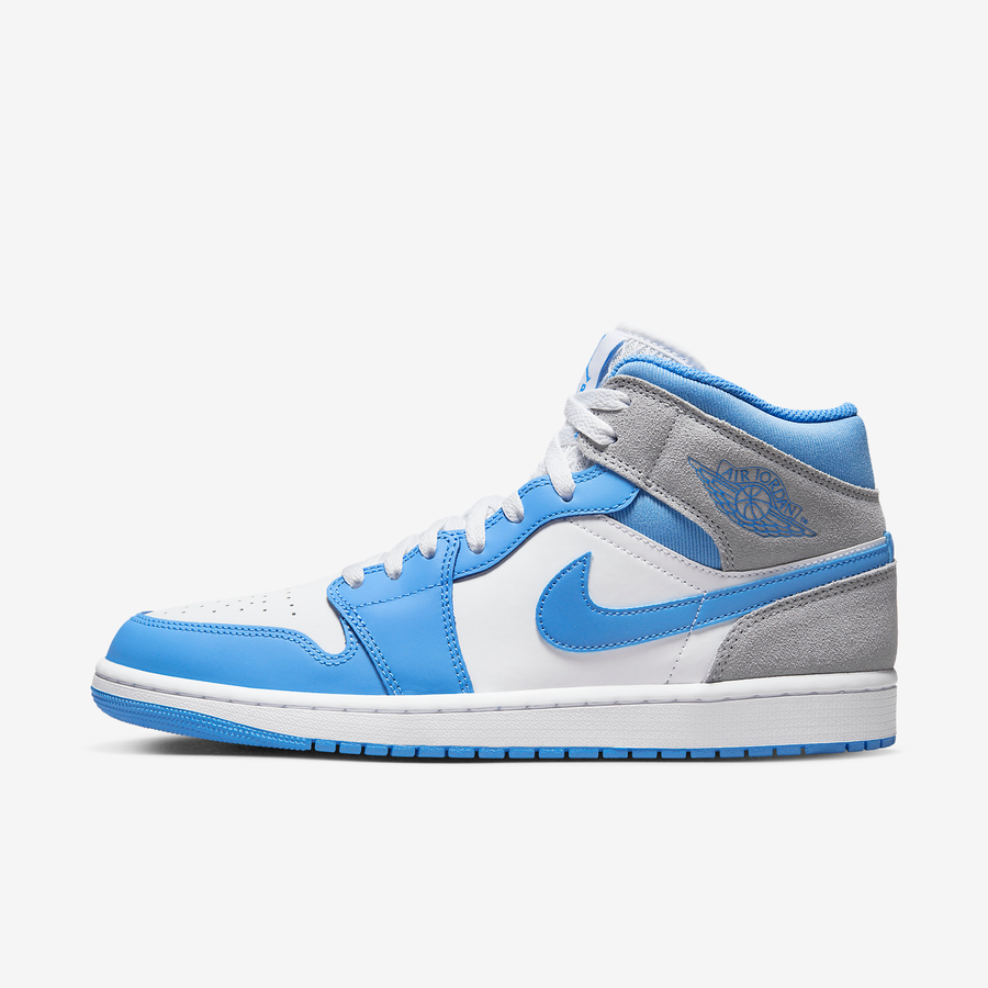 Nike Sneakers, Jordan 1 Mid ‘University Blue Grey’