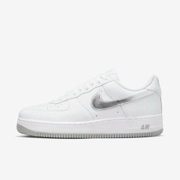 Nike Sneakers, Air Force 1 '07 Low ‘Color of the Month White Metallic Silver’