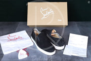 Christian Louboutin 'Black Suede' Pik Boat (41.5) ✌🏽