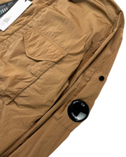 C.P. Company Overshirt, Herre Chrone-R Nylon 'Brun' (Large)