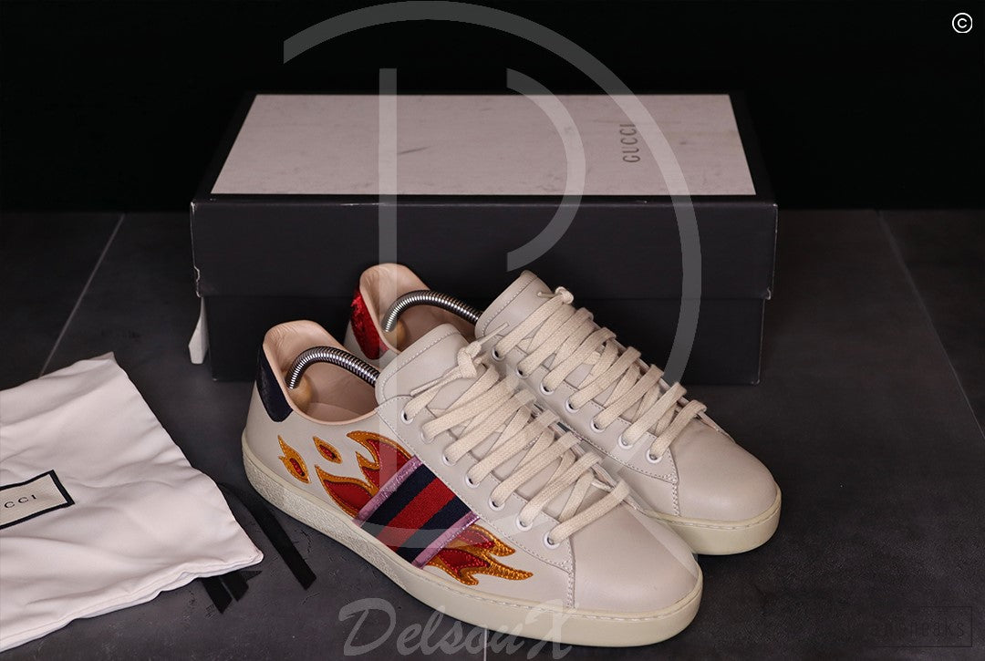 Gucci Ace 'Flames' (44) 🕯