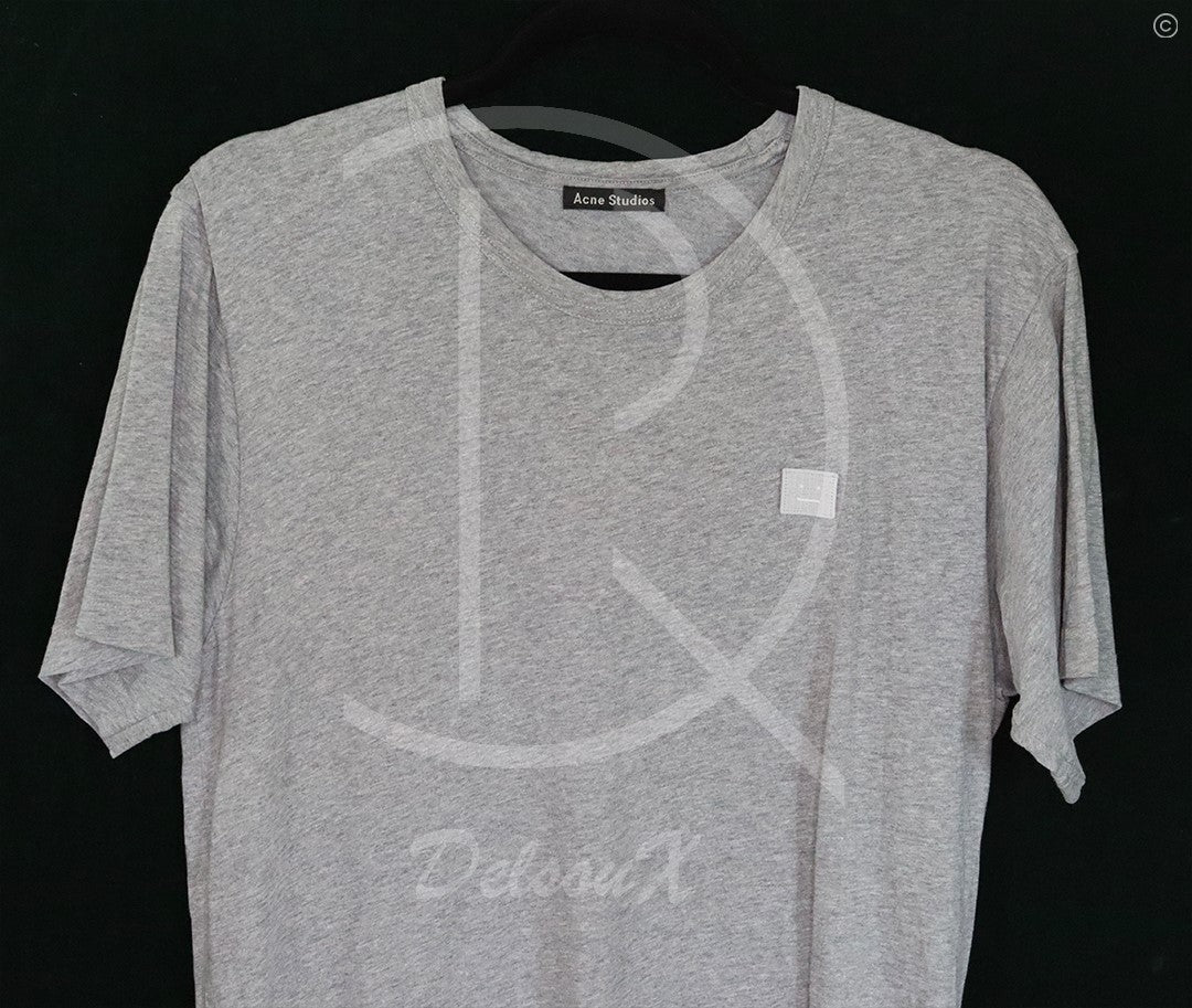 Acne Studios T-Shirt Nash Face ‘Grey’ (M) 👽