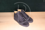 Christian Louboutin 'Black Suede' Louis Orlato Flat (43.5) 🥵