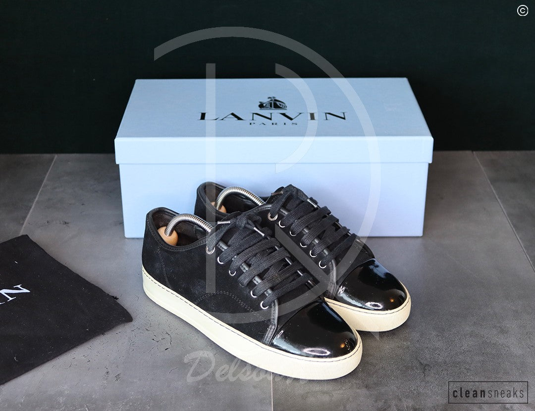 Lanvin 'Black Suede' Lak Toe (39) 👟