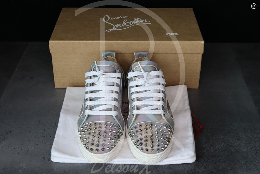 Christian Louboutin 'Multi Silver' Junior Spikes (41) 🪙