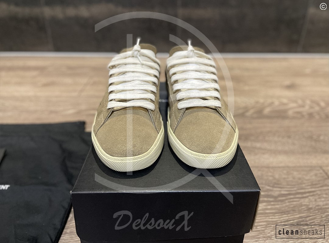 Saint Laurent Paris SL/06 'Brown Suede' Distressed (41) 🌤
