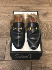Gucci "Princetown" Fur Loafers (G7 / EU 41) 👟