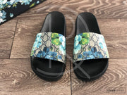 Gucci 'Blue Bloom' Flip Flops (G11 / EU 45) ☀️