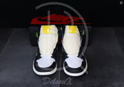 Nike Air Jordan 1 Retro High White Black 'Volt' University Gold (43)  ⚡️