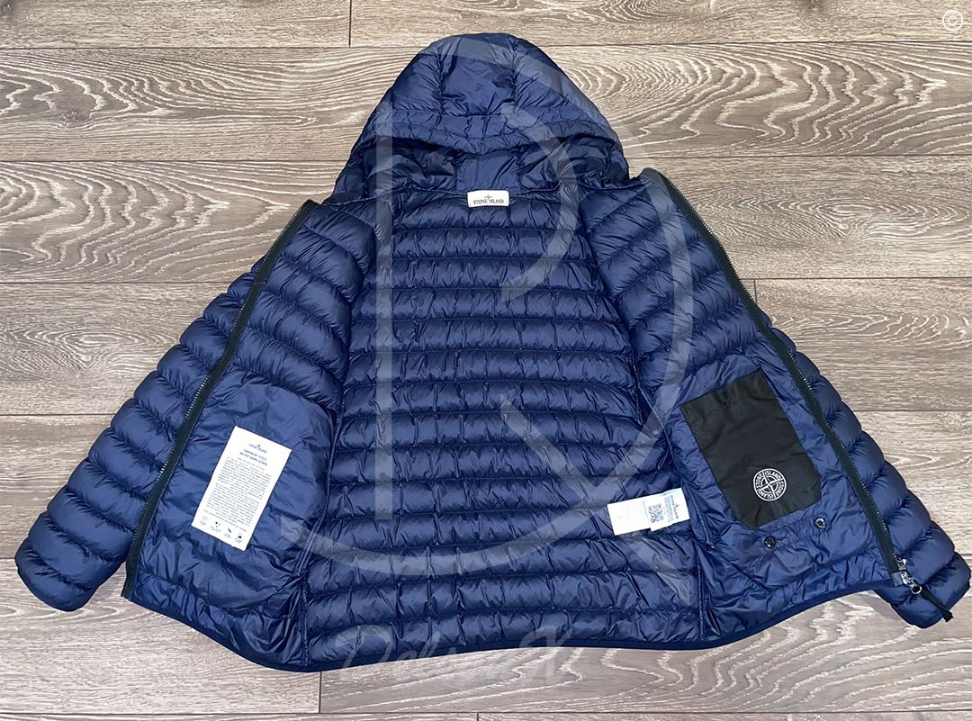 Stone Island 'Garment Dyed Micro Yarn Down' Navy Jacket (L) ⚡️