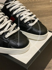 Gucci Ace ’GG Signature’ Black Calf Leather (42.5)🤭