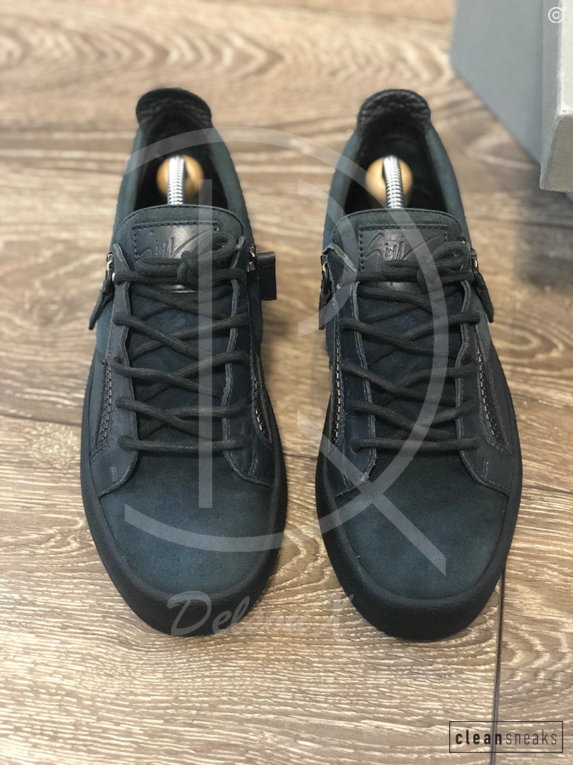 Giuseppe Zanotti Sneakers, London Frankie ‘Navy Suede’ (41) 👟