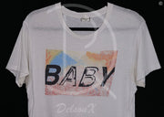 Saint Laurent T-shirt ‘Baby’ White (M) 👶🏼